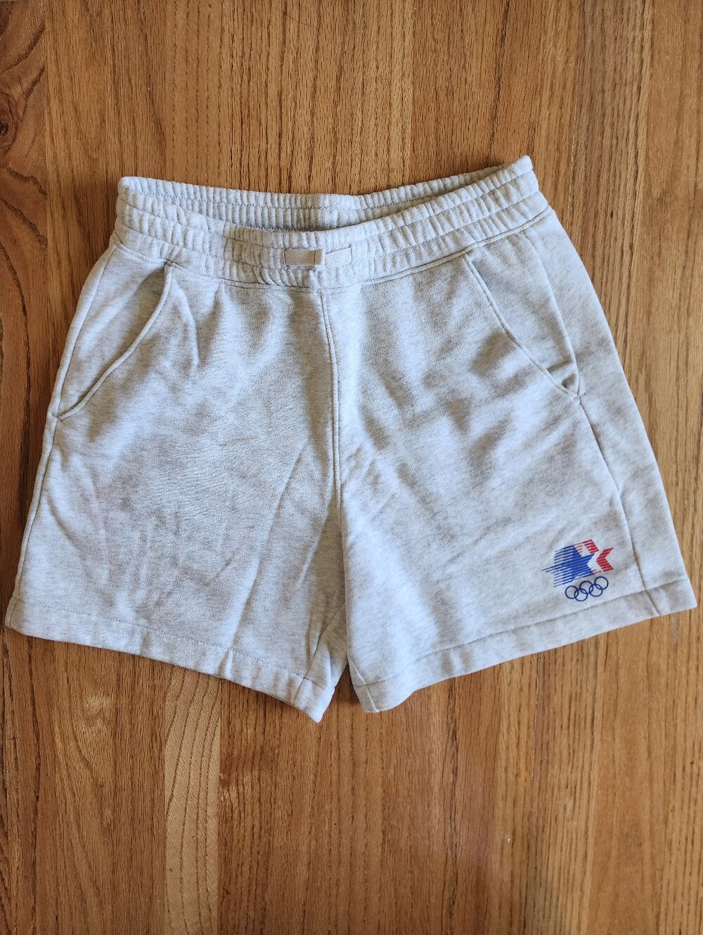 Abercrombie Kids Boy's Olympic Heritage Grey Loungewear Sweatshorts Size 13/14